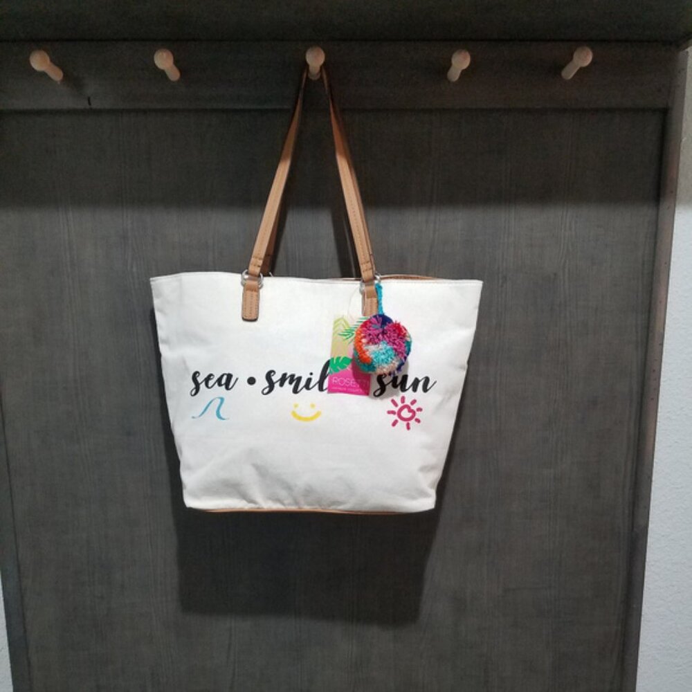 NWT - Rosetti Canvass Tote - Summer Purse